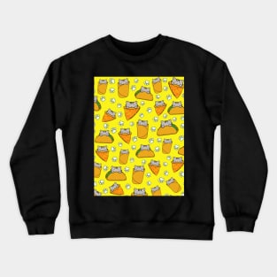 Cute cat pattern Crewneck Sweatshirt